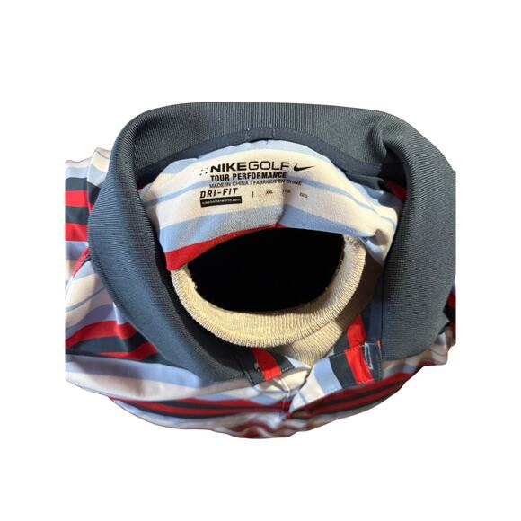 Nike Golf Tour Performance Dri-FIT Striped Polo Shirt XXL Multicolor - Picture 5 of 5